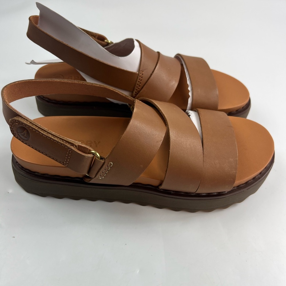 Sperry Top-Sider Women's Cami Flatform Medium Beige Sandals 7.5